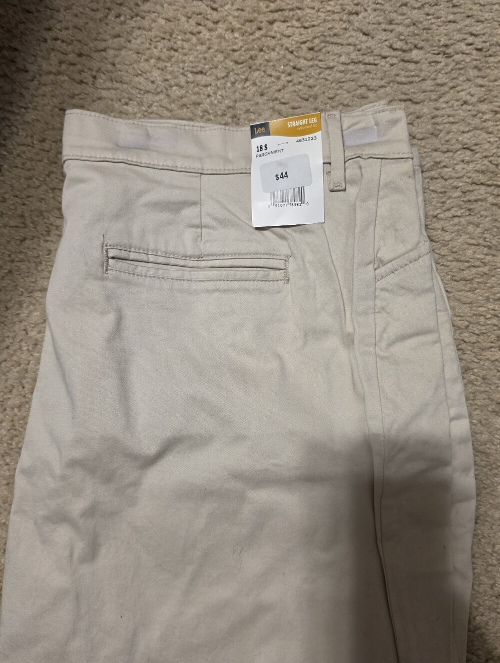Lee Women's Straight Leg Jeans in Parchment Cream
